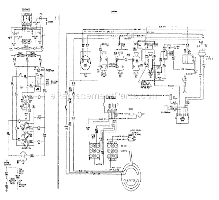 Page I Diagram and Parts List for 9404-2  Briggs and Stratton Generator